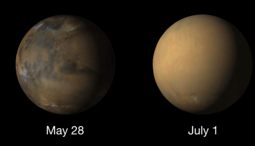 Global dust storm Mars 