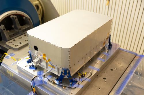 DemonstratiemodelVenSpec-H op de vibratieteststand.