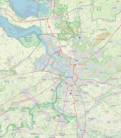 Maps campaign locations