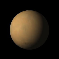 Dust storm Mars