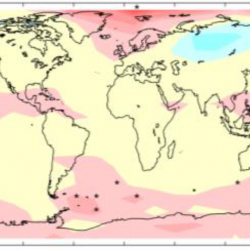 World map long-term changes stratospheric ozone