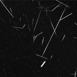 Sky night meteoroid trajectories