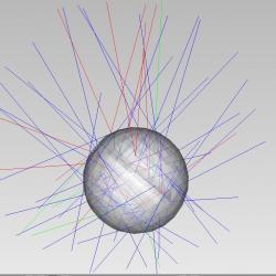 Geant4 simulation of interaction of solar energetic protons with VenSpec-H instrument