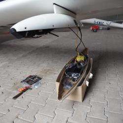 SWING in wingpod of FUB motorglider