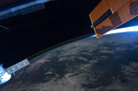 'Shooting Star' from space Perseid Meteor Shower